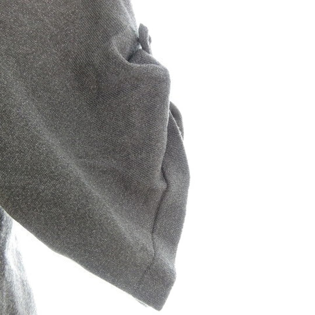UNTITLED(アンタイトル)のアンタイトル カットソー 五分袖 ラウンドネック ラメ 2 グレー トップス レディースのトップス(その他)の商品写真
