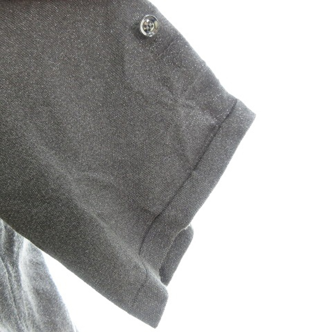 UNTITLED(アンタイトル)のアンタイトル カットソー 五分袖 ラウンドネック ラメ 2 グレー トップス レディースのトップス(その他)の商品写真