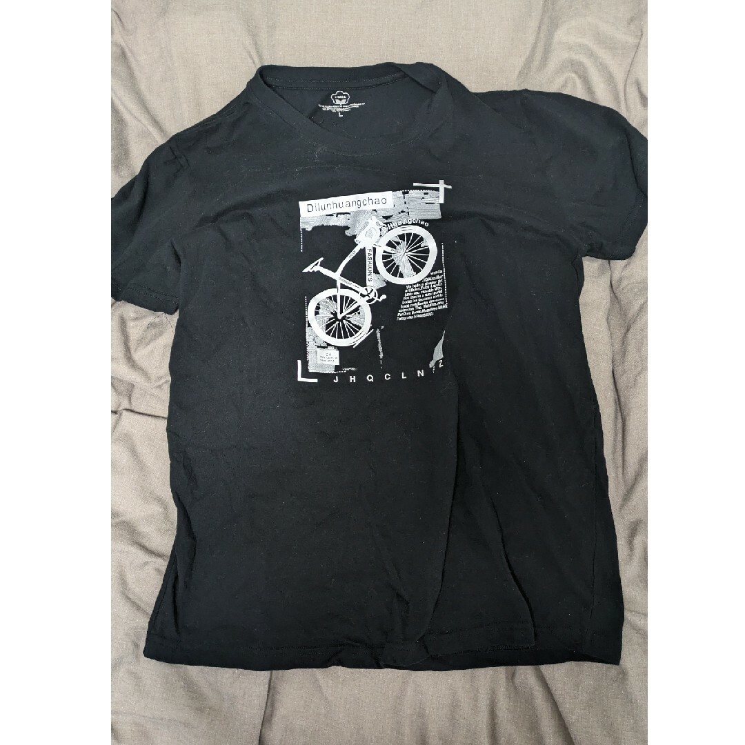黒のTシャツ メンズのトップス(Tシャツ/カットソー(半袖/袖なし))の商品写真