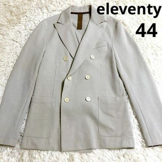 eleventy - 【爽やか】eleventy　テーラード　ダブルブレスト　S アンコン　イタリア製