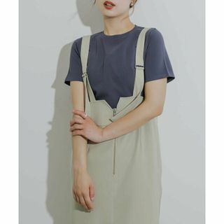 センスオブプレイスバイアーバンリサーチ(SENSE OF PLACE by URBAN RESEARCH)の【NAVY】クロップドTシャツ(半袖)(カットソー(長袖/七分))