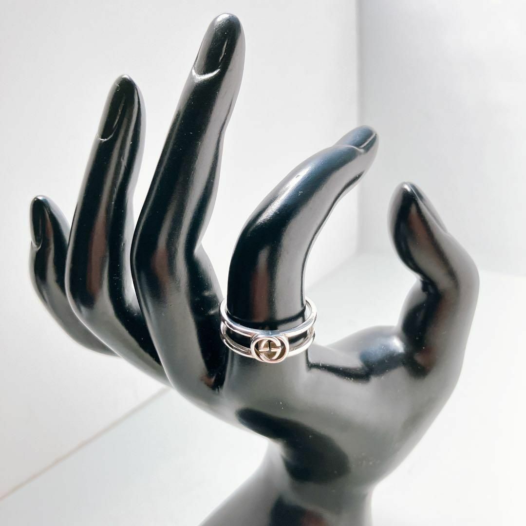 Gucci(グッチ)の【洗浄済】グッチ GUCCI 925 リング 指輪 シルバー レディースN112 レディースのアクセサリー(リング(指輪))の商品写真