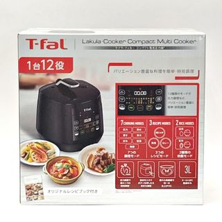 ティファール(T-fal)の☆☆T-fal ティファール ラクラクッカー コンパクト電気圧力鍋 ブラック 2022年モデル CY3518JPA(調理機器)