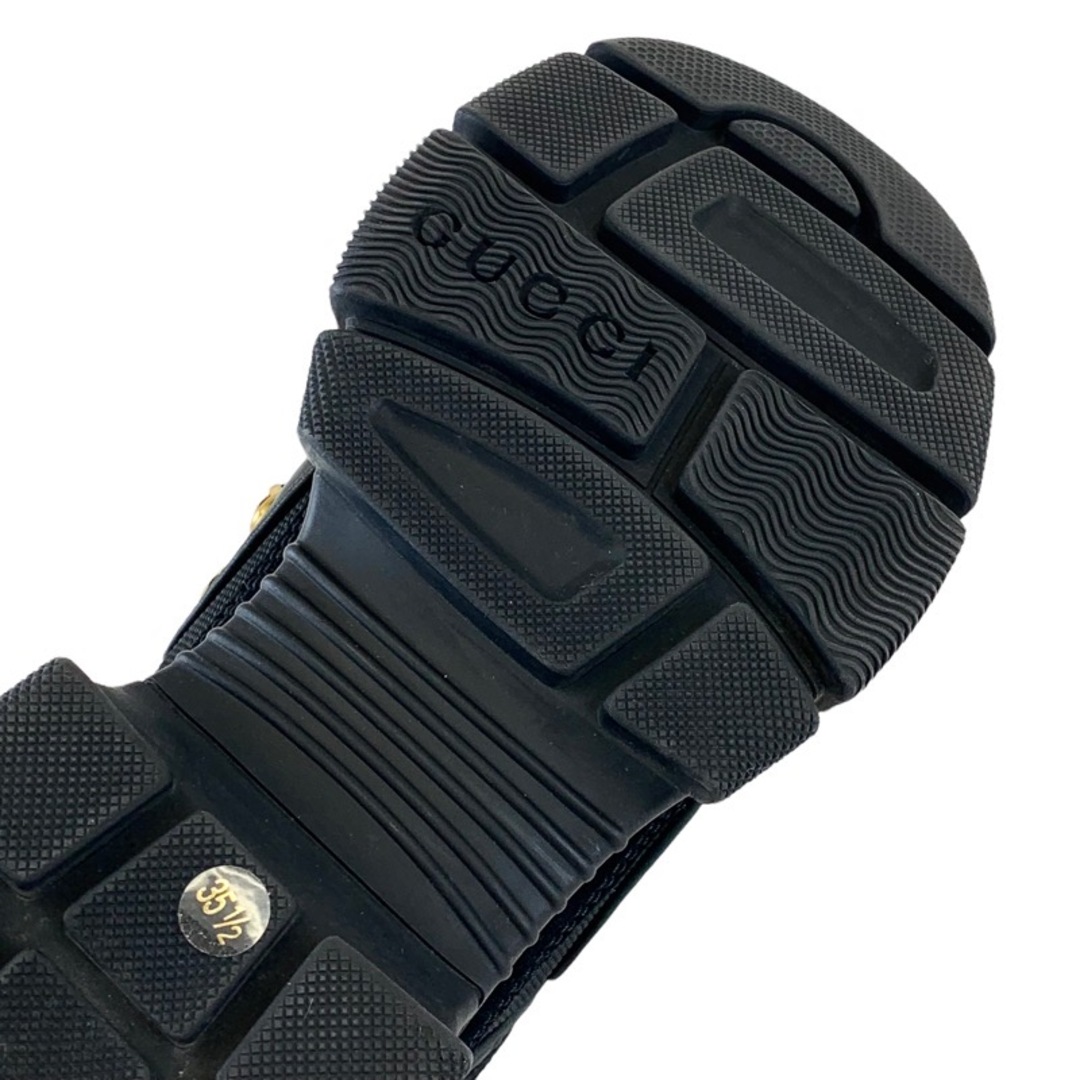 Gucci(グッチ)のグッチ GUCCI フラッシュトレック スニーカー 靴 シューズ ファブリック レザー ブラック 黒 ロゴ レディースの靴/シューズ(スニーカー)の商品写真