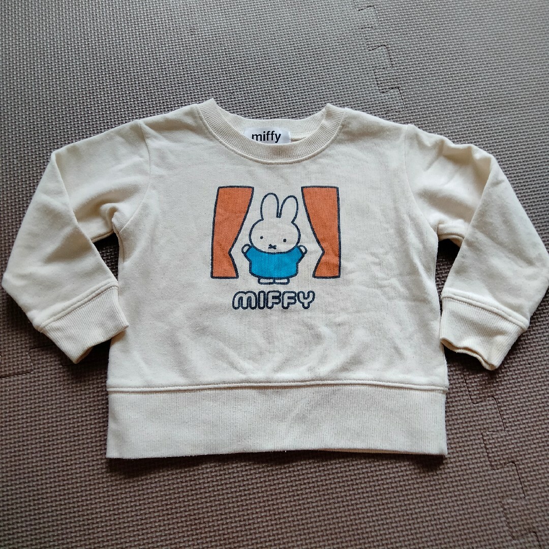 miffy(ミッフィー)のミッフィー　長袖トレーナー　100 キッズ/ベビー/マタニティのキッズ服女の子用(90cm~)(Tシャツ/カットソー)の商品写真