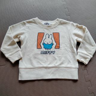 ミッフィー(miffy)のミッフィー　長袖トレーナー　100(Tシャツ/カットソー)