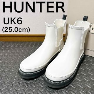 ハンター(HUNTER)の25cm 美品◆HUNTER UK6 ハンター レインブーツ レインシューズ(レインブーツ/長靴)