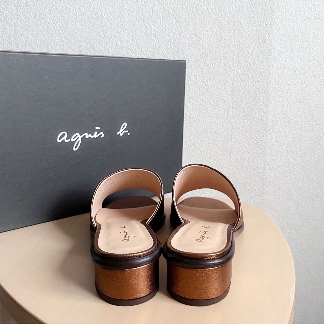 agnes b.(アニエスベー)の24SS 定価4.1万 agnes b. アニエスベー サンダル ミュール 今期 レディースの靴/シューズ(サンダル)の商品写真