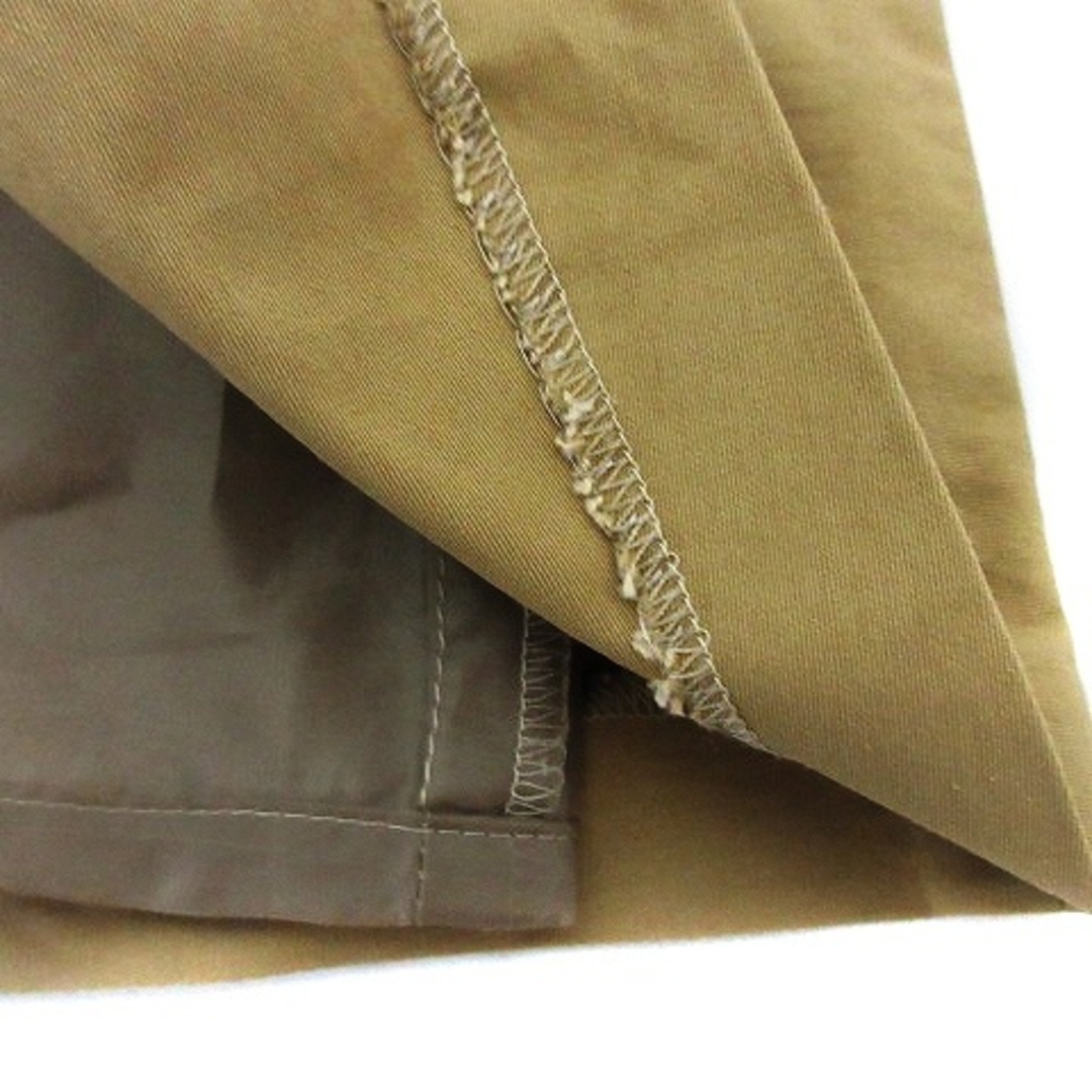 エストネーション ビス スカート ミニ フレア リボン コットン 無地 36 黄 レディースのスカート(ミニスカート)の商品写真