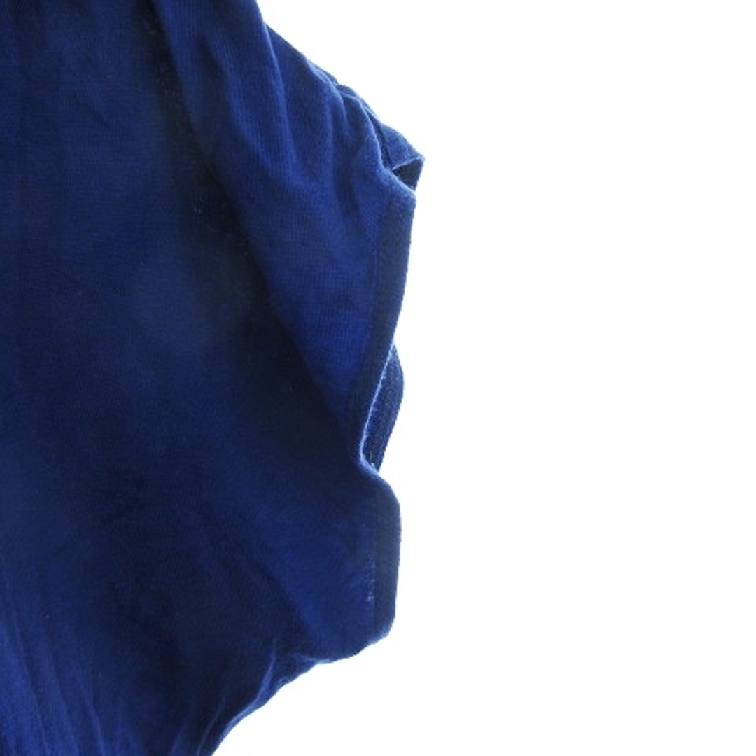 Spick & Span(スピックアンドスパン)のスピック&スパン カットソー 半袖 ドレープネック 薄手 無地 青 ブルー レディースのトップス(カットソー(半袖/袖なし))の商品写真