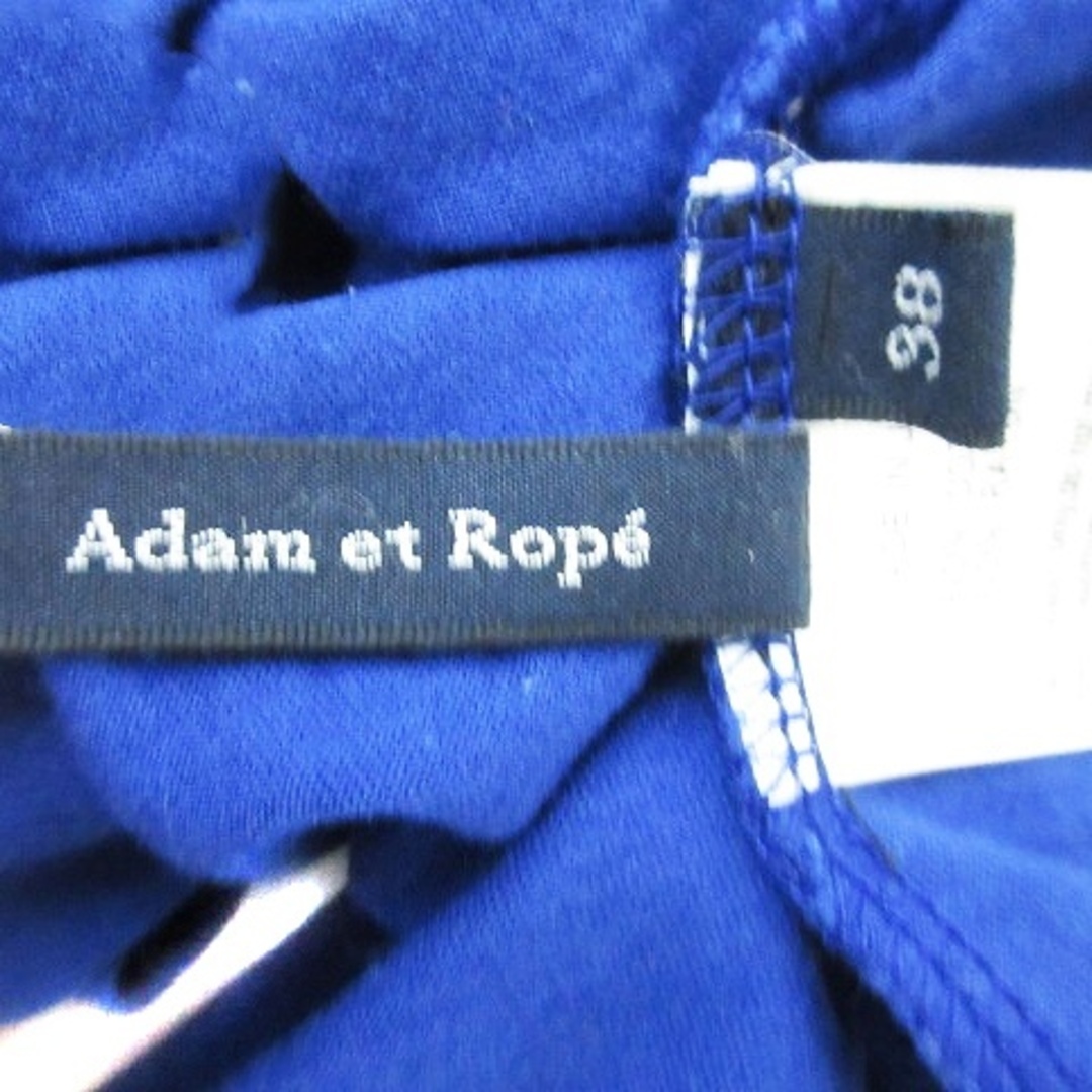 Adam et Rope'(アダムエロぺ)のアダムエロペ ワンピース ロング ノースリーブ クルーネック 無地 38 青 レディースのワンピース(ロングワンピース/マキシワンピース)の商品写真