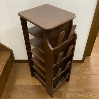 カリモク家具 - カリモク　６段　木製スリッパラック