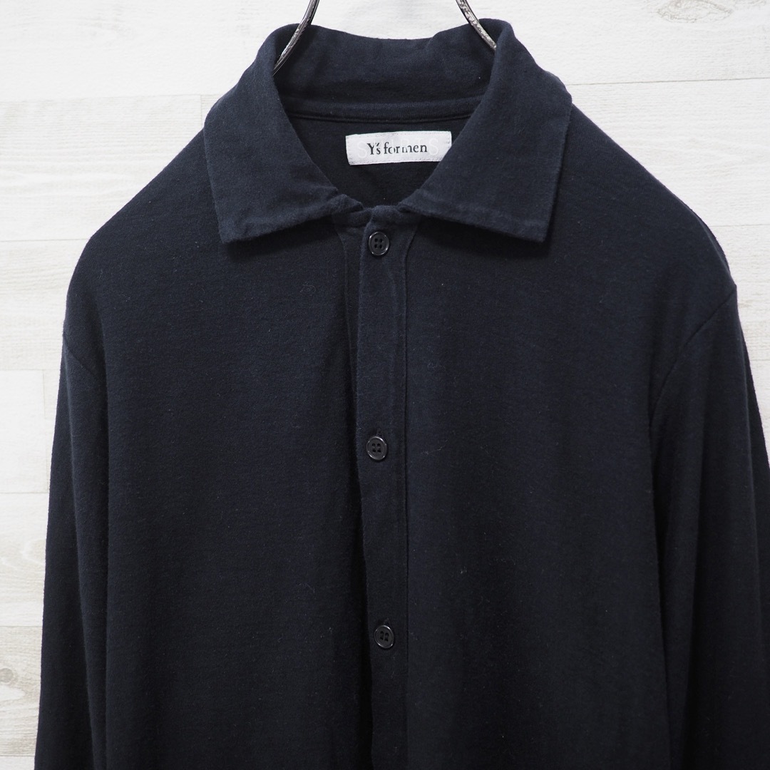 Y's(ワイズ)のY’s for men SHIRT 99SS ジャージーシャツ-Black メンズのトップス(シャツ)の商品写真