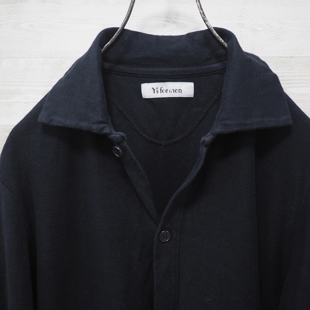 Y's(ワイズ)のY’s for men SHIRT 99SS ジャージーシャツ-Black メンズのトップス(シャツ)の商品写真