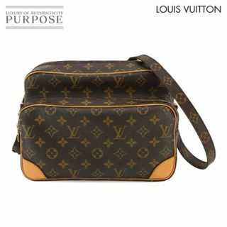 ルイヴィトン(LOUIS VUITTON)の新品同様 ルイ ヴィトン LOUIS VUITTON モノグラム ナイル ショルダー バッグ ブラウン M45244 ゴールド 金具 VLP 90231709(ショルダーバッグ)