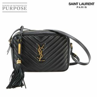 サンローラン(Saint Laurent)の新品同様 サンローラン パリ SAINT LAURENT PARIS ルー カメラ バッグ ショルダー バッグ レザー ブラック 520534 ゴールド 金具 VLP 90231753(ショルダーバッグ)