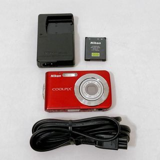 CASIO - 【美品】Nikon COOLPIX S210 レッド ニコン デジタルカメラ