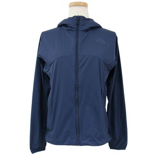 ザノースフェイス(THE NORTH FACE)のTHE NORTH FACE ザ ノースフェイス パーカー ジャケット ネイビー S スワローテイルフーディ 長袖 フード ジップ ナイロン アウター ブルゾン【レディース】【中古】(パーカー)