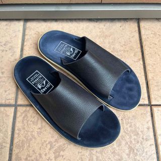 アイランドスリッパ(ISLAND SLIPPER)のアイランドスリッパ  PULL HIDE SLIDE us9 ネイビー(サンダル)