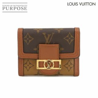 ルイヴィトン(LOUIS VUITTON)のルイ ヴィトン LOUIS VUITTON モノグラム リバース ポルトフォイユ ドーフィーヌ コンパクト 二つ折り 財布 M68725 VLP 90231936(財布)