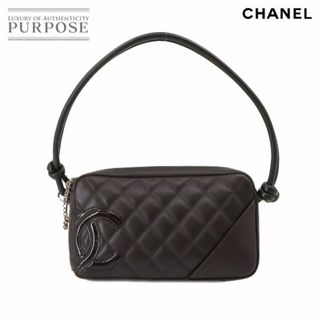 シャネル(CHANEL)の未使用 展示品 シャネル CHANEL カンボンライン ショルダー バッグ レザー エナメル マロン A25175 シルバー 金具 VLP 90232059(ショルダーバッグ)