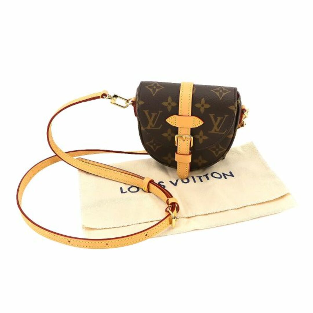 LOUIS VUITTON(ルイヴィトン)の未使用 展示品 ルイ ヴィトン LOUIS VUITTON モノグラム ミクロ シャンティイ ショルダー バッグ ブラウン M46643 RFID VLP 90232066 レディースのバッグ(ショルダーバッグ)の商品写真