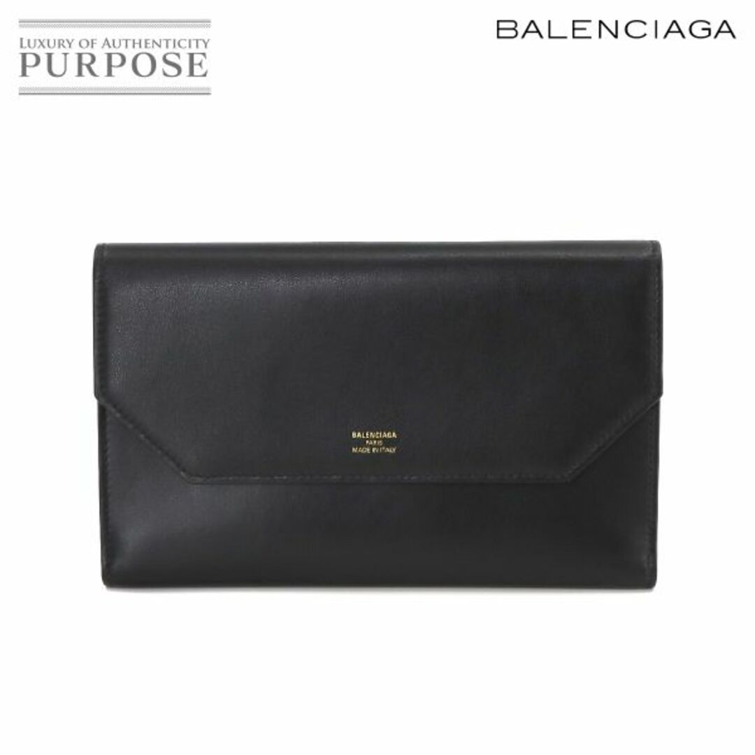 Balenciaga(バレンシアガ)の新品同様 バレンシアガ BALENCIAGA エンベロープ スリム コンチネンタル 三つ折り 長財布 レザー ブラック 743220 VLP 90232124 メンズのファッション小物(長財布)の商品写真