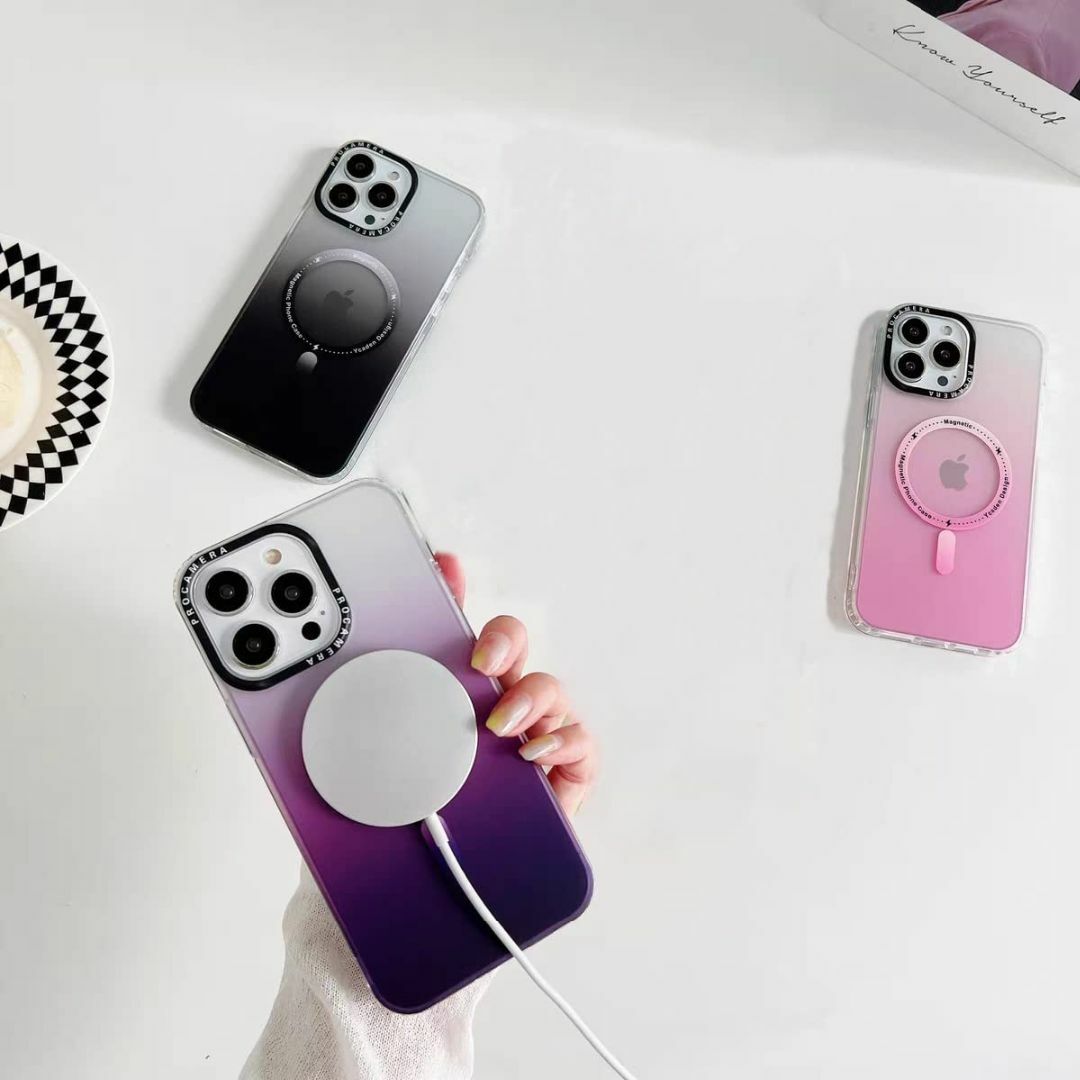 【色:purple_サイズ:iPhone14Pro】ＣｉｔｙＫｏｄａ iPhon スマホ/家電/カメラのスマホアクセサリー(その他)の商品写真