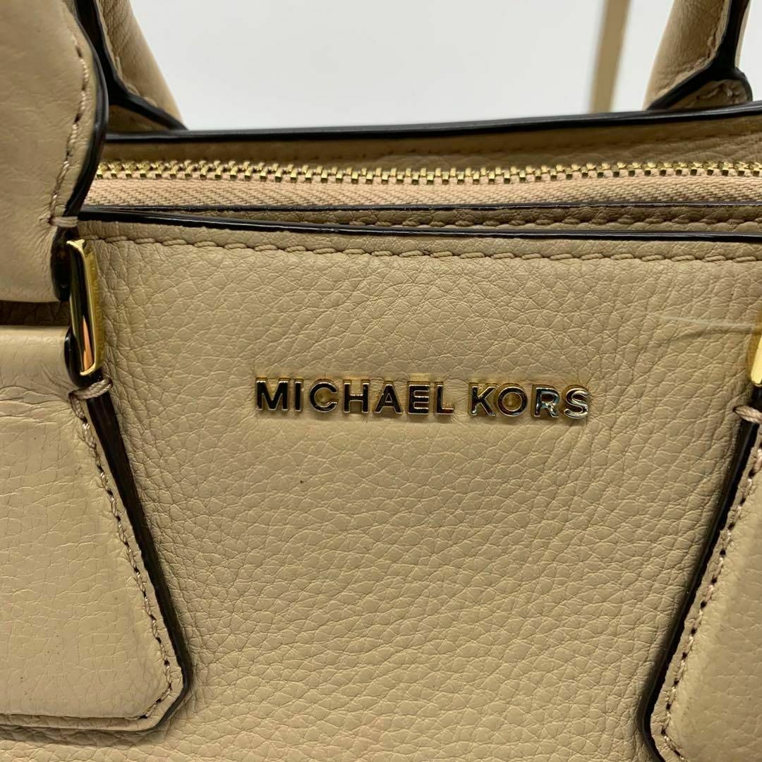 Michael Kors(マイケルコース)のマイケルコース 2way ハンドバッグ ショルダー ベージュ レザー レディースのバッグ(ハンドバッグ)の商品写真