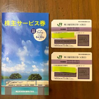 JR - JR東日本　株主優待割引券(4割引) 2枚　株主サービス券1冊