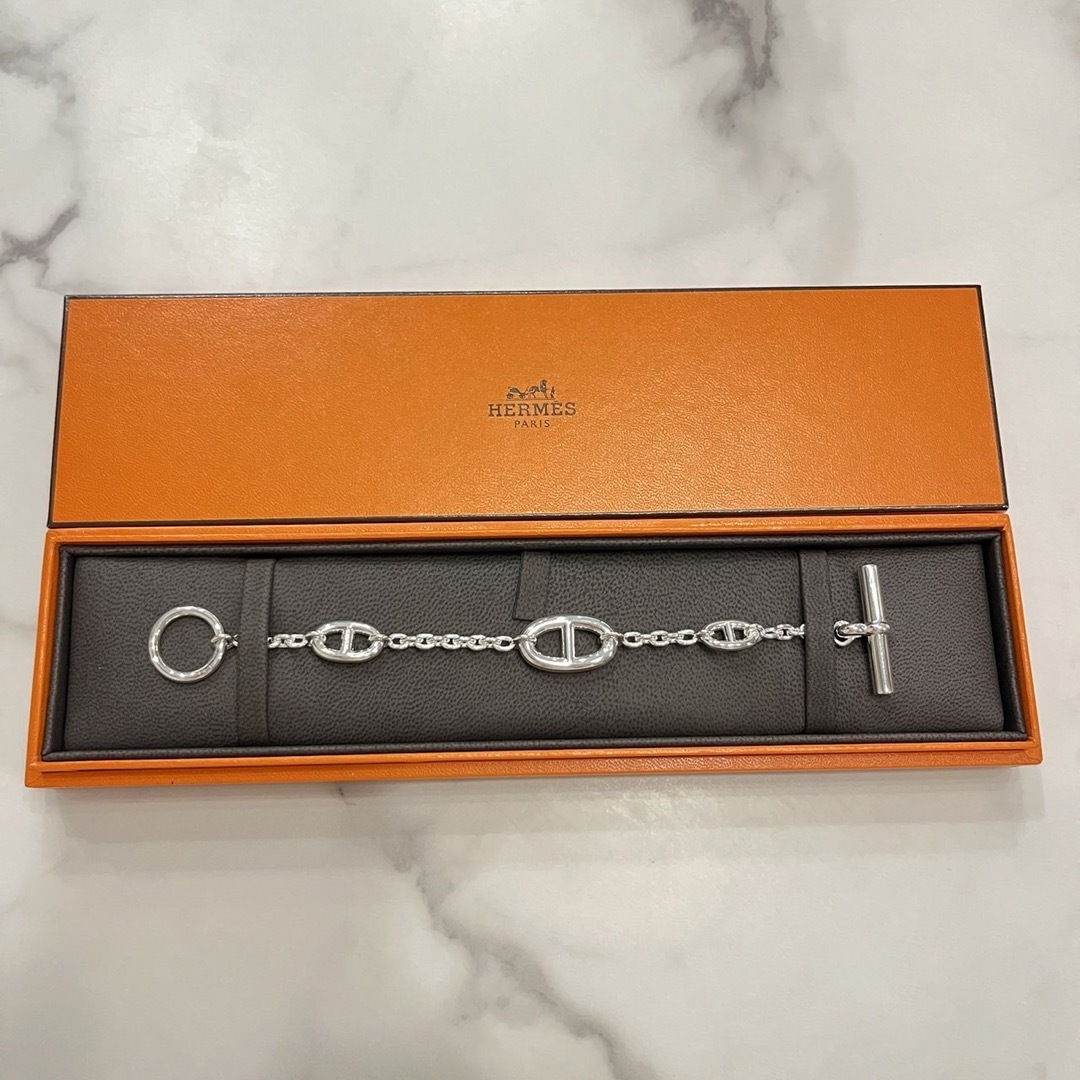 Hermes(エルメス)の新品・直営店購入　エルメス　ファランドール　ブレスレット　SHサイズ レディースのアクセサリー(ブレスレット/バングル)の商品写真