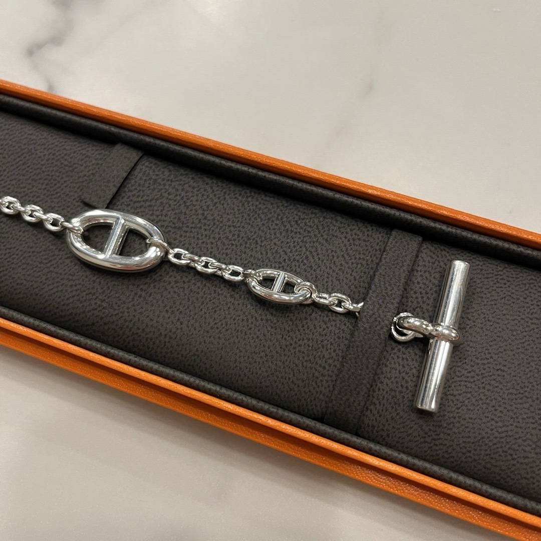 Hermes(エルメス)の新品・直営店購入　エルメス　ファランドール　ブレスレット　SHサイズ レディースのアクセサリー(ブレスレット/バングル)の商品写真