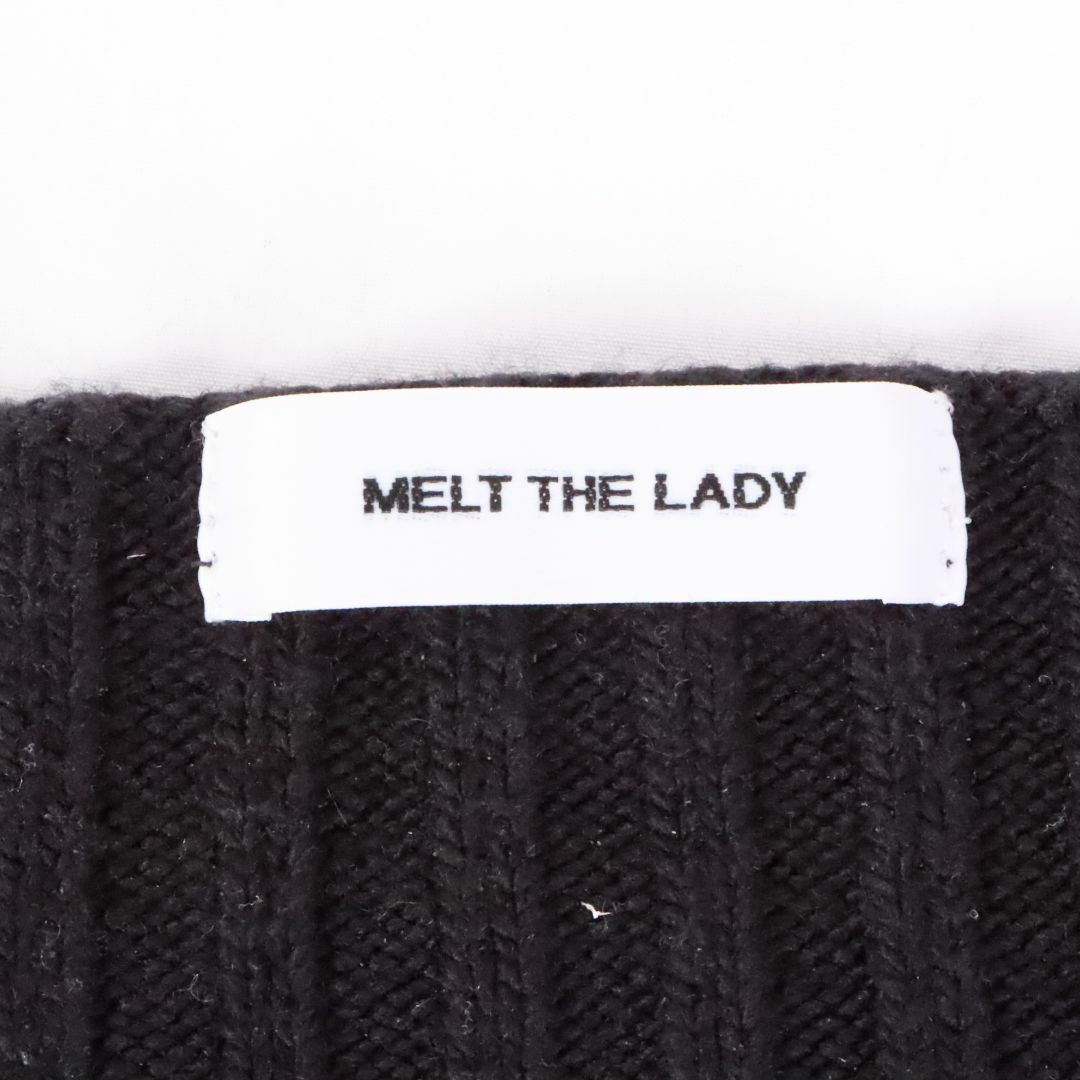 MELT THE LADY　メルトザレディ　トップス　ニット　黒　フリー レディースのトップス(ニット/セーター)の商品写真