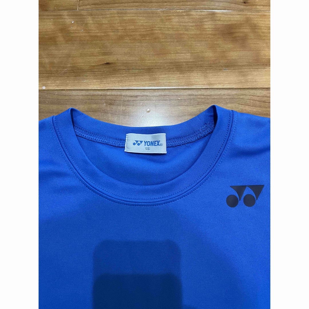 YONEX(ヨネックス)の新品同様　ヨネックス　半袖シャツ　SSサイズ　ブルー　青 スポーツ/アウトドアのテニス(ウェア)の商品写真
