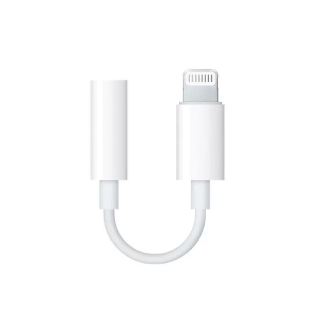 Apple(アップル)のApple 3.5mm ステレオ ヘッドフォンジャック変換アダプタ スマホ/家電/カメラのスマートフォン/携帯電話(バッテリー/充電器)の商品写真