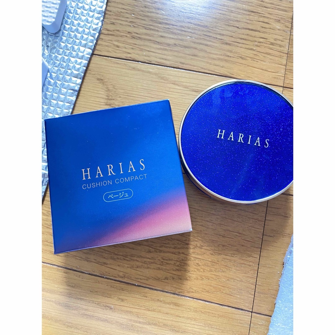 HARIAS ハリアス　クッションコンパクト　ベージュ　 コスメ/美容のベースメイク/化粧品(ファンデーション)の商品写真