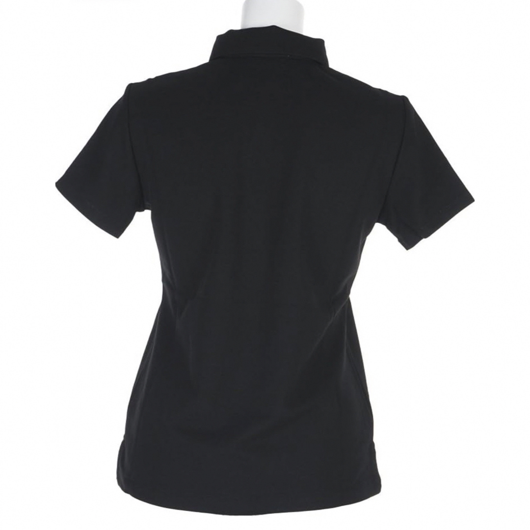 rienda(リエンダ)のリエンダ ゴルフウェア ポロシャツ ブラック レディース rienda golf レディースのトップス(シャツ/ブラウス(半袖/袖なし))の商品写真