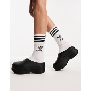 アディダス(adidas)のアディフォーム スタンスミス ミュール  アディダス　サンダル　厚底(サンダル)