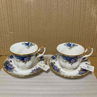 ロイヤルアルバート(ROYAL ALBERT)のロイヤルアルバート　ムーンライトローズ　カップ＆ソーサー   カントリーローズ(グラス/カップ)