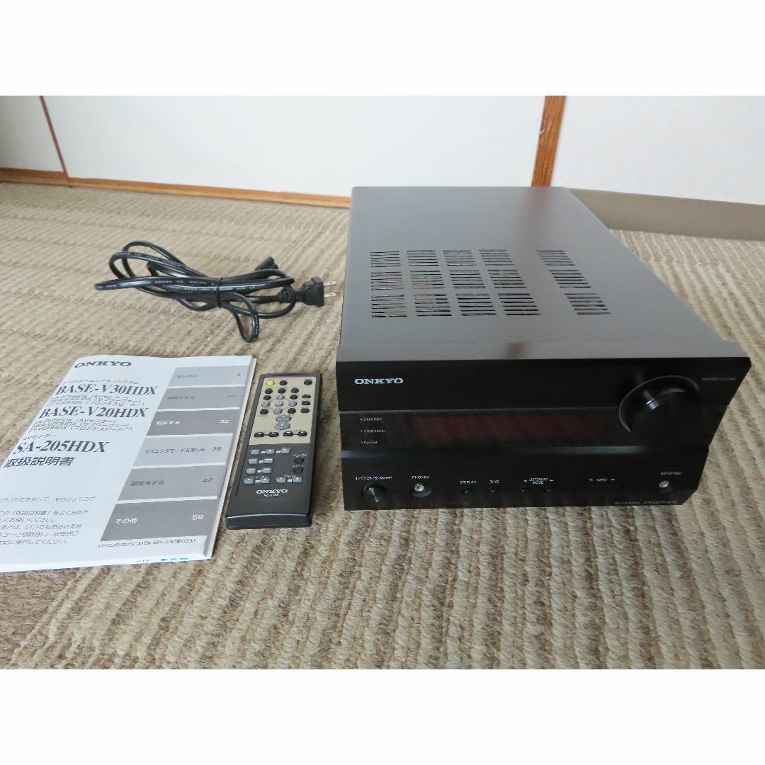 5.1cH AVセンター　ONKYO SA-205HDX スマホ/家電/カメラのオーディオ機器(アンプ)の商品写真