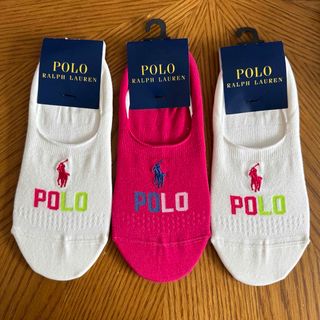 ポロラルフローレン(POLO RALPH LAUREN)の新品★ポロラルフローレン★靴下★レディース★3足セット(ソックス)