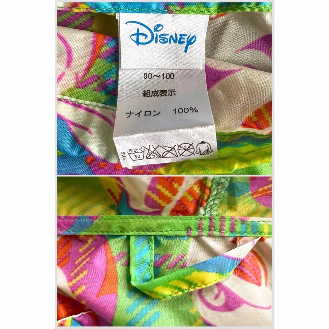 Disney(ディズニー)のDisney × F.O.KIDS 90〜100cm ミッキーマウスレインコート キッズ/ベビー/マタニティのこども用ファッション小物(レインコート)の商品写真