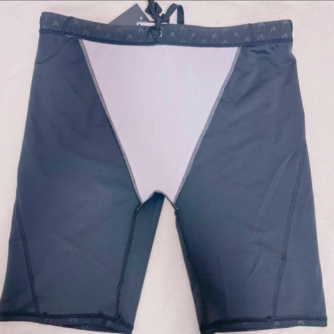 メンズ 水着 キャップセット 黒 水泳 プール 競泳 スポーツ 抗菌 3XL メンズの水着/浴衣(水着)の商品写真