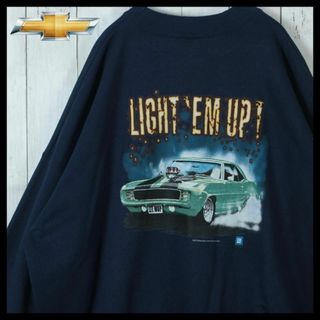 ヘインズ(Hanes)の【希少】ヘインズ スウェット USA製 シボレー 2XL Chevrolet(スウェット)