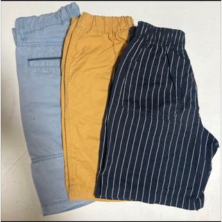 ユニクロ(UNIQLO)のH&M、UNIQLO、GU キッズ　ハーフパンツ 3着セット(パンツ/スパッツ)