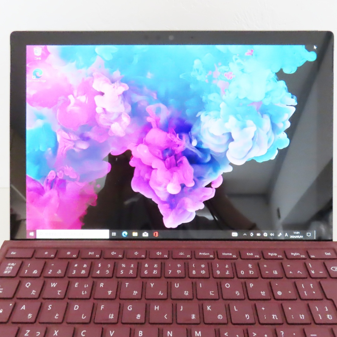 Microsoft(マイクロソフト)のM05 動作確認・初期化済 Microsoft Surface Pro6 1796 128GB i5-8250U 1.6GHz 8GB Win10Home スマホ/家電/カメラのPC/タブレット(タブレット)の商品写真