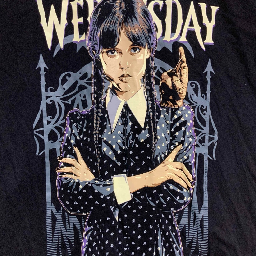 アダムズファミリー　ウェンズデー　Tシャツ　XXLサイズ メンズのトップス(Tシャツ/カットソー(半袖/袖なし))の商品写真