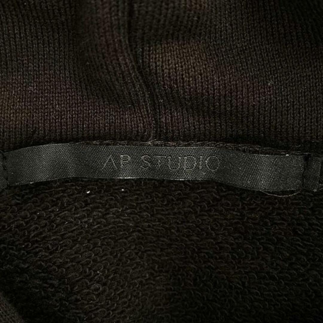 AP STUDIO(エーピーストゥディオ)の【美品】  AP STUDIO / エーピーストゥディオ | ミニマルスウェットパーカー | F | ブラウン | レディース レディースのトップス(トレーナー/スウェット)の商品写真