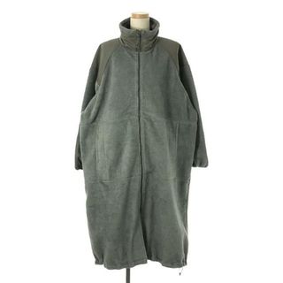 HYKE - HYKE / ハイク | 2023AW | FLEECE COAT / フリース オーバーコート | 1/S | カーキ | レディース