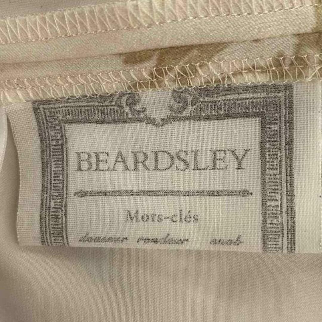 BEARDSLEY / ビアズリー | レリーフプリントワンピース | F | ベージュ | レディース レディースのワンピース(ひざ丈ワンピース)の商品写真